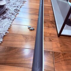 ブラックロールスクリーン　チェーン式　ロールカーテンの画像