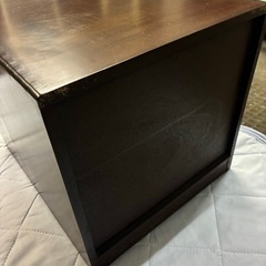 小さめの木の収納棚　の画像