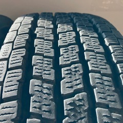 YOKOHAMA スタッドレスタイヤ 2本セット 185/80R14 ice GUARD ig91 21年製 残溝7.4mm  ヨコハマ アイスガード 14インチ  ボンゴ バネット タウンエース などの画像