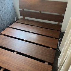 ニトリ　ベッドフレーム(ダブル)【配送不可】の画像