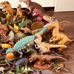 恐竜フィギュアまとめ売りの画像