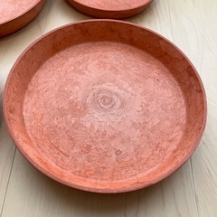 amabro 鉢　受皿　4枚 セット　テラコッタの画像