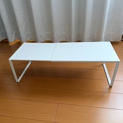 超美品　山崎実業　伸縮収納棚の画像