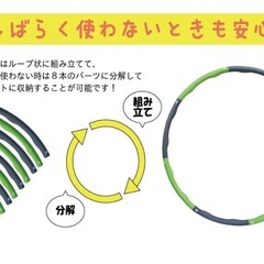 フラフープお腹痩せの画像