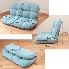 ふんわりモコモコのリクライニングソファ　1人・2人掛けの画像