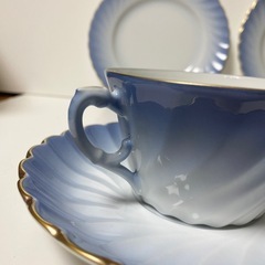 北欧porsgrundヴィンテージ　皿　カップ＆ソーサー　ノルウェー王室御用達の画像