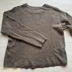 NICE CLAUP ブラウン ニットの画像