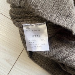 NICE CLAUP ブラウン ニットの画像