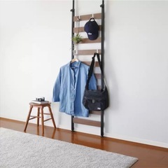 アイリスオーヤマ ウッドウォールラックの画像