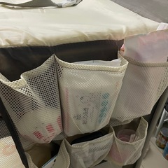 ベビーベッド　折り畳み　プレイヤード　オムツ交換台の画像