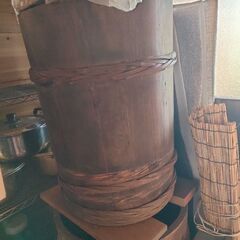 骨董　木樽の画像