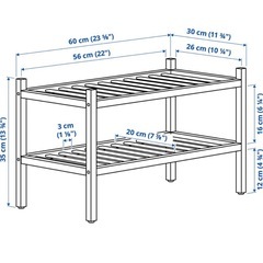 【美品】IKEAシューズラックの画像