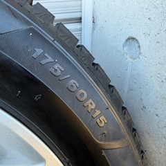 日産マーチ用スタッドレス&純正アルミ　４本セット
　　　　　の画像