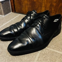 革靴　ストレートチップ　27センチの画像