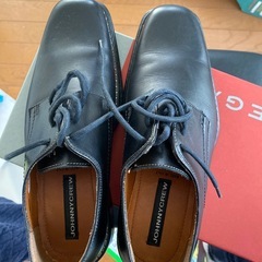 25cm本革の靴 イタリア製　の画像