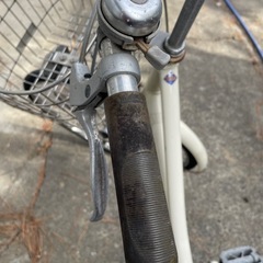 自転車　クリームの画像