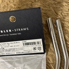 ステンレス ストロー タンブラー ストロー 2本 無料の画像