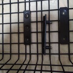 ヤマハ　フロント・リア共用バスケット スチール製 ブラック Q5K-BSC-002-P14の画像