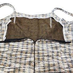 ★GU★ツイーディキャミワンピ　ブラウン　大きいサイズの画像