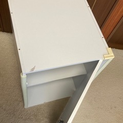 ボックス　白　2段　鍵付の画像