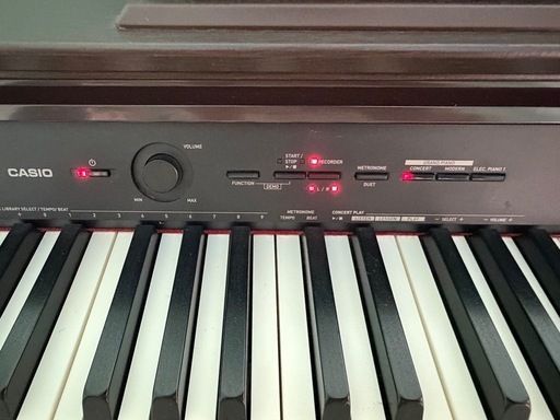 引き取り限定】CASIO Privia PX-760 ブラウン電子ピアノ (tferutam