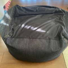 無印良品 体にフィットするソファ　 デニム　ネイビー　本体 カバー付きの画像