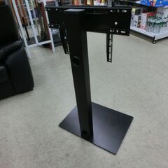 テレビスタンド 壁寄せタイプ 幅49.5㎝ 高さ調節可能 ブラック テレビ台 TVスタンド 自立型 札幌市 西野店の画像