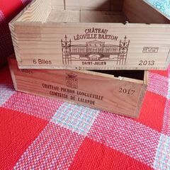 フランスワイン用の木箱の画像