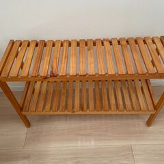 木製ラックの画像