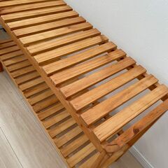 木製ラックの画像