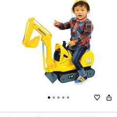 乗用マイクロショベル コマツPC01 おもちゃの画像