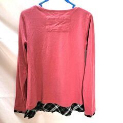 ★長袖トップス　ピンクの画像