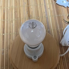 ガラスのテーブルライトの画像