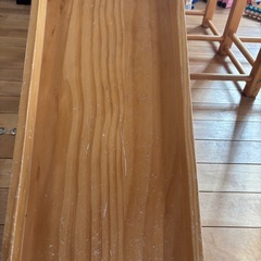 滑り台付き木製ジャングルジムの画像