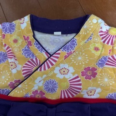 袴ロンパース　90の画像