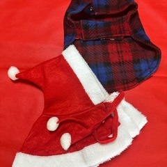 犬服 中型犬ドッグウェア クリスマス4点セットの画像