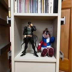 マガジン・CD等ラック（キャスター付き、二台セット）の画像