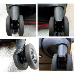 BMW 純正 キャリーケース Mスポーツ Sサイズ ブラック×レッド スーツケース 西岡店の画像