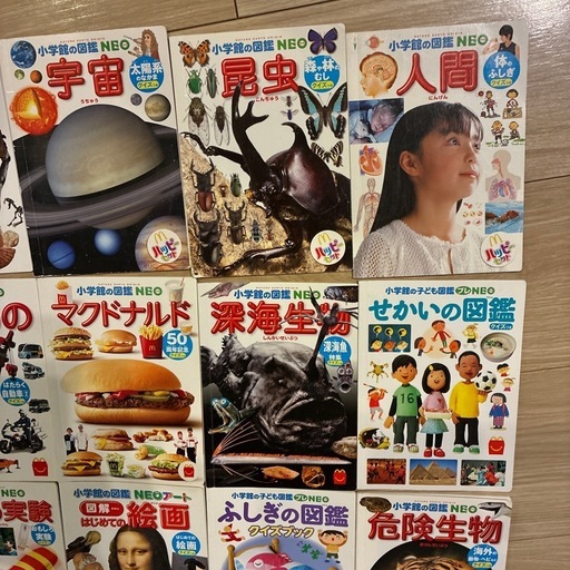 本ミニ図鑑15冊セット知育小学生 (おきらく) 八千代緑が丘の絵本の中古