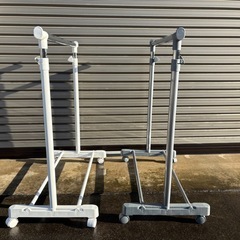 新春特価パイプハンガー 2台セットの画像