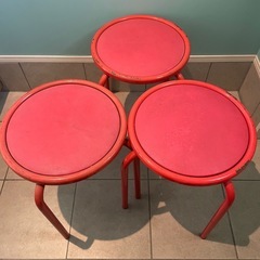 スタッキング　チェア　丸椅子　11脚の画像