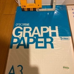 画板、定規、用紙の画像