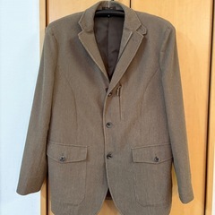 WILKES BASHFORD テーラードジャケット グレー ブラウンの画像