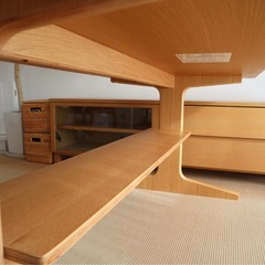 無印良品　リビングでもダイニングでもつかえるテーブル サイズ大の画像