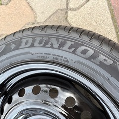 良品！155/65R14 ダンロップ　サマータイヤ　2024年製　ダイハツ 車　バリ溝の画像