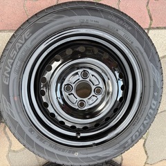 良品！155/65R14 ダンロップ　サマータイヤ　2024年製　ダイハツ 車　バリ溝の画像