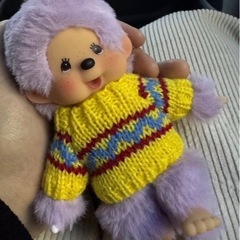 K-POPグループASTROのメンバーであるMJが、インスタグラムのストーリーでモンチッチに着せていたことで話題になっていますの画像