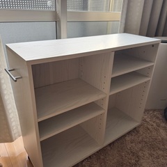 収納ボックス キャスター付 木製 幅26cm 本棚の画像