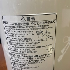 【美品】Panasonic EH-SA60-N ナノイー　フェイスイオンスチーマーの画像