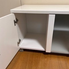 テレビボード　ホワイトの画像